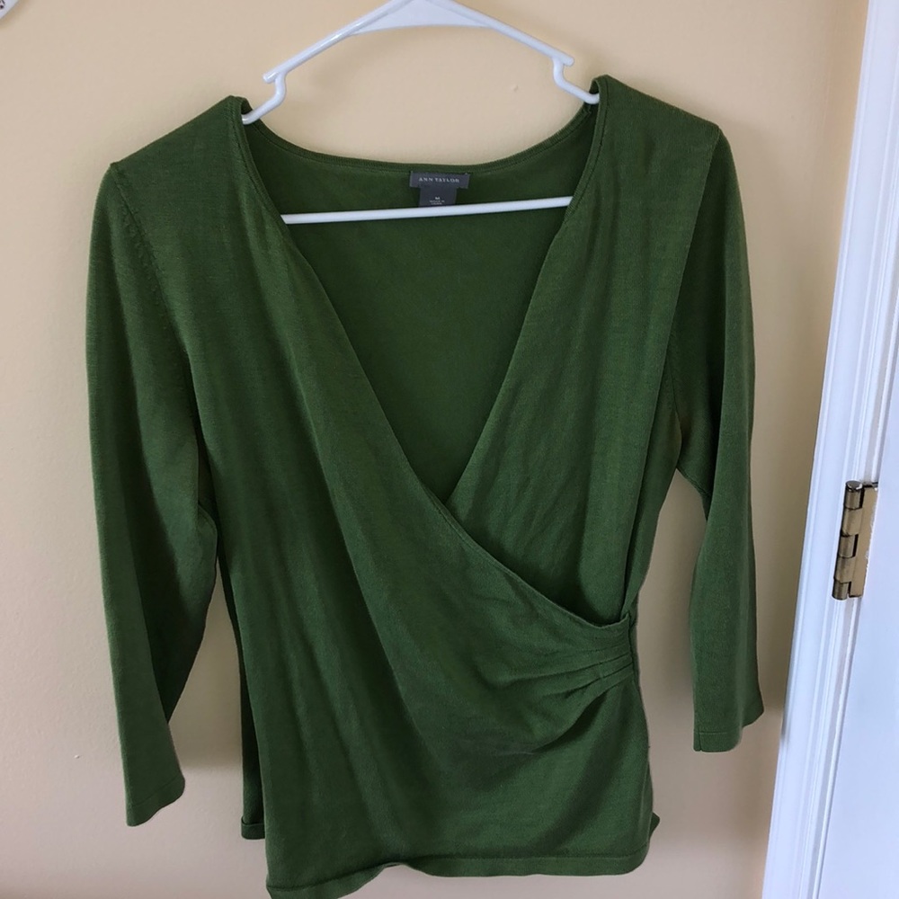 Green Ann Taylor Shirt